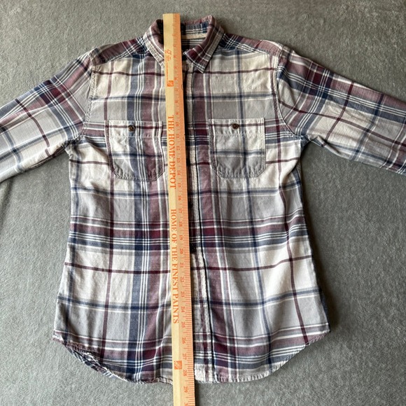 Goodfellow & Co Old Navy Pearl Snap Mossimo Mens Plaid Button Down Shirts Med Sm - Picture 12 of 15